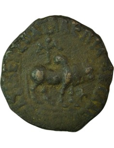 Royaume Indo-Scythe Azès II Azes II - Hexachalque - 35 Av JC - 5 AD 6 chalque Bronze 35 Av JC - 5 AD 2