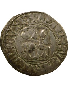 Duché de Bretagne François II de Bretagne A la Targe 1 blanc Billon 1458-1488 9 Rennes 2