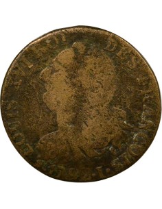 Louis XVI au Faisceau 6 deniers Cuivre 1792 I Limoges 2