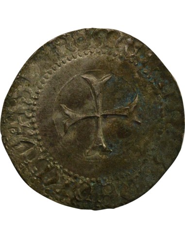 Duché de Bretagne François II de Bretagne à la Targe 1 blanc Billon 1458-1488 9 Rennes