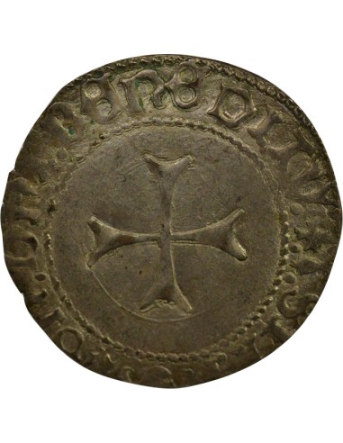 Duché de Bretagne François II de Bretagne à la Targe 1 blanc Billon 1458-1488 9 Rennes