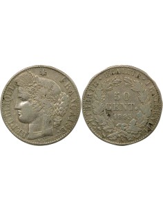 IIIe République 50 centimes Argent 1895 A - Paris