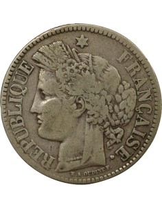 sans Légende 2 francs Argent 1871 K Bordeaux 2