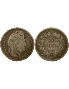 Louis-Philippe Ier Louis-Philippe I - 25 Centimes Argent - 1847 A Paris 25 centimes Argent 1847 A - Paris