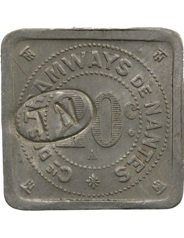 Tramways de Nantes 20 centimes Aluminium