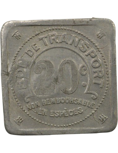 Tramways de Nantes 20 centimes Aluminium