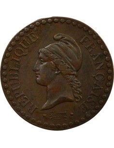Dupré 1 centime Cuivre 1849 A - Paris 2