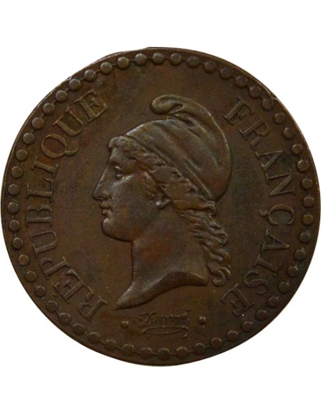 Dupré 1 centime Cuivre 1849 A - Paris