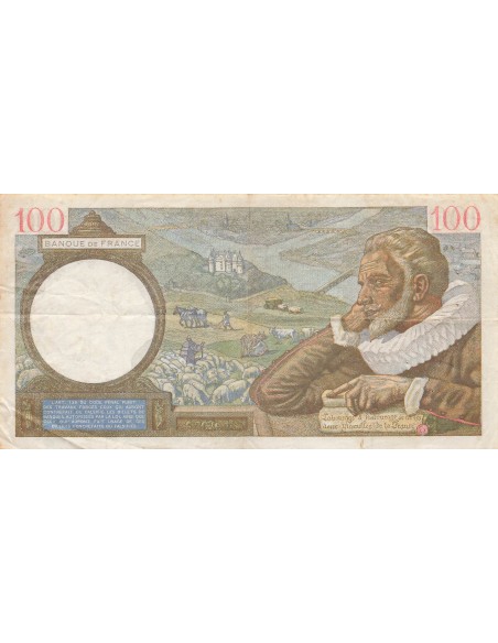 100 Francs Sully - 31-07-1941 - Série E.23907 100 francs 1941
