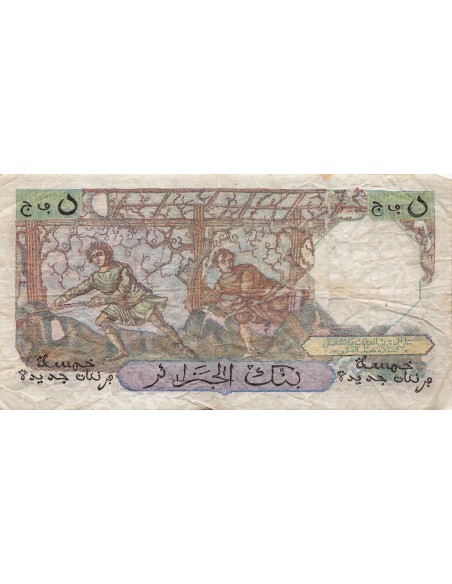 Algérie 5 Nouveaux Francs - Bacchus - 18-12-1959 - P.118 5 nf 1959
