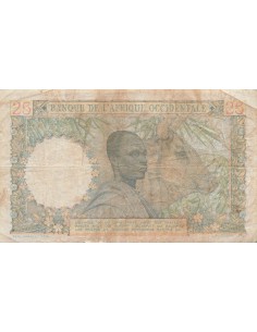 Afrique de l'Ouest 25 Francs - 19-12-1952 - P.38 25 francs 1952 2