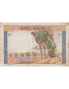 Djibouti 10 Francs - ND (1946) - P.19 5 francs 1946 2