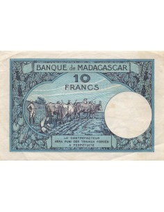 Madagascar 10 Francs - ND (1947-1953) - P.36c 10 francs 1947 2