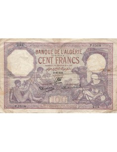 Algérie 100 Francs - 09-10-1936 - P.81 100 francs 1936