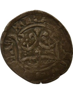 Charles IV 3e Emission 1 double parisis Billon 1326-1328 2
