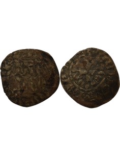 Philippe VI de Valois 3e Type 1 double parisis Billon 1346-1350