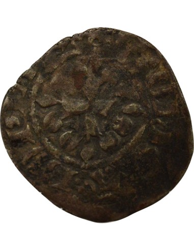 Philippe VI de Valois 3e Type 1 double parisis Billon 1346-1350