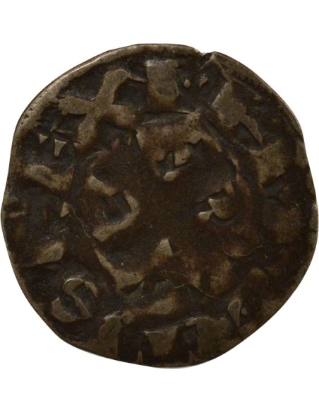 Philippe II Auguste Parisis 1 denier Billon 1180-1223 A Paris