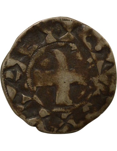 Philippe II Auguste Parisis 1 denier Billon 1180-1223 A Paris