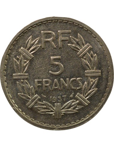 Lavrillier 5 francs Nickel 1937 (1939) A Paris