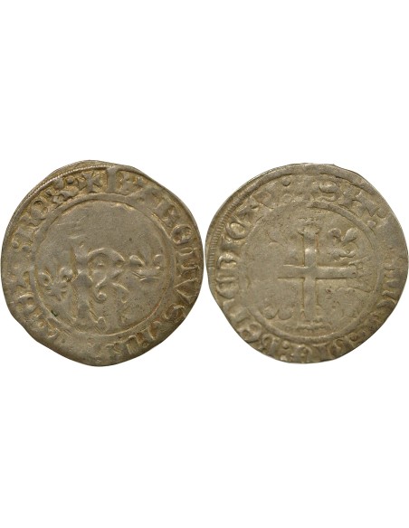 Charles VIII Charles VIII - Karolus - 1488 / 1498 Rouen 1 carolus Billon 1488-1498 B Rouen
