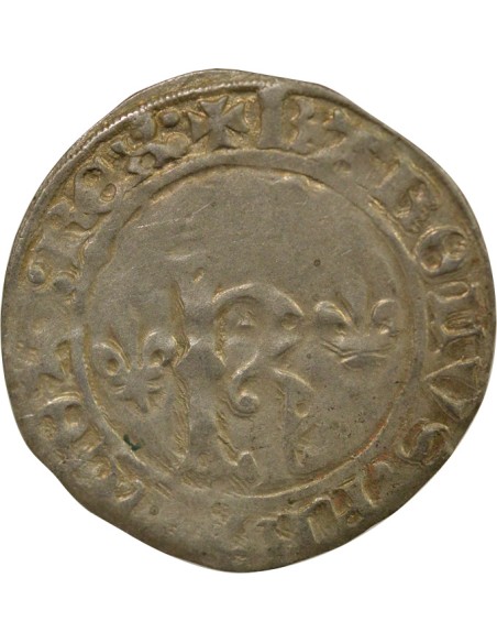 Charles VIII Charles VIII - Karolus - 1488 / 1498 Rouen 1 carolus Billon 1488-1498 B Rouen
