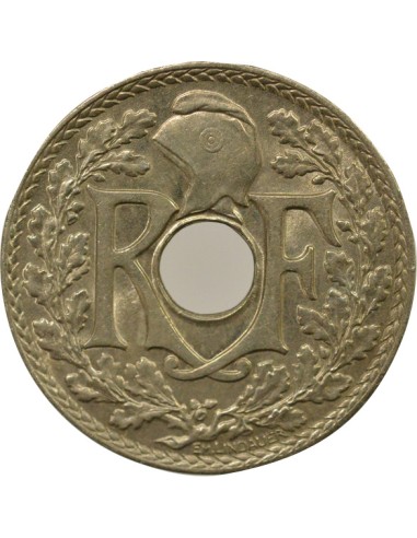 avec Points 25 centimes Maillechort 1938 A Paris