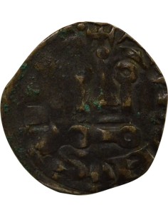 Philippe IV à l'O rond 1 denier tournois Billon 1280-1310 2