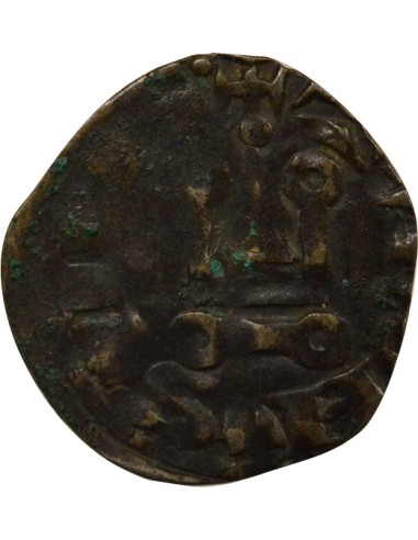 Philippe IV à l'O rond 1 denier tournois Billon 1280-1310