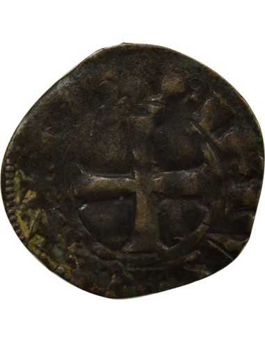 Philippe IV à l'O rond 1 denier tournois Billon 1280-1310