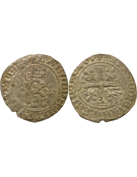 Charles VIII Charles VIII - Karolus - 1488 / 1498 Rouen 1 carolus Billon 1488-1498 B Rouen