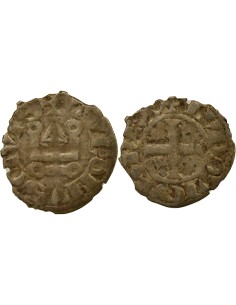 Louis IX dit Saint Louis Louis IX - Denier Tournois - 1240 / 1270 1 denier tournois Billon 1240-1270
