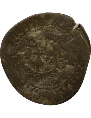 Charles VIII - Liard - 1492 / 1498 R Rennes 1 liard Billon 1492-1498 9 Rennes