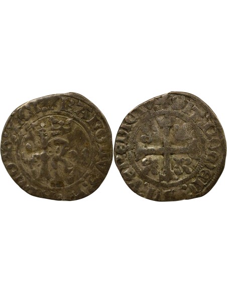 Charles VIII Charles VIII - Karolus - 1488 / 1498 Rouen 1 carolus Billon 1488-1498 B Rouen