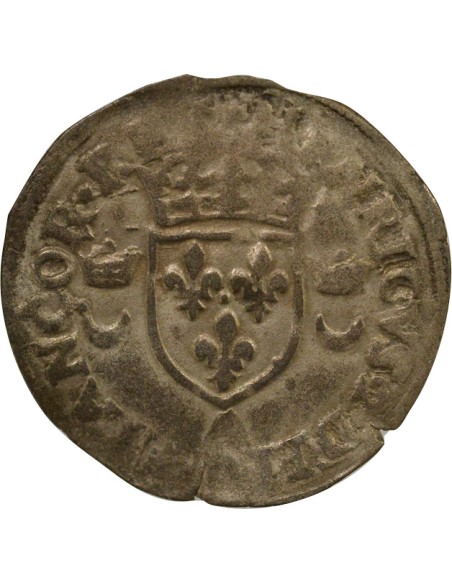 Henri II aux Croissants 1 douzain Billon 1551 A - Paris