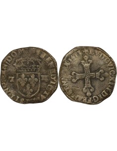 Louis XIII Louis XIII - 1/4 Ecu Argent - 1613 K Bordeaux 1/4 écu Argent 1613 K Bordeaux
