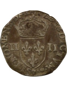 Henri III Henri III - 1/4 Ecu Argent - 1584 9 Rennes 1/4 écu Argent 1584 9 Rennes 2
