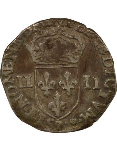Henri III Henri III - 1/4 Ecu Argent - 1584 9 Rennes 1/4 écu Argent 1584 9 Rennes