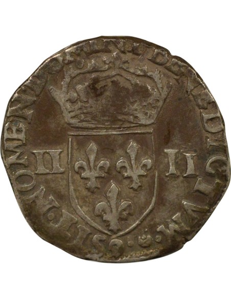 Henri III Henri III - 1/4 Ecu Argent - 1584 9 Rennes 1/4 écu Argent 1584 9 Rennes
