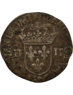 Henri III Henri III - 1/4 Ecu Argent - 1588 9 Rennes 1/4 écu Argent 1588 9 Rennes 2