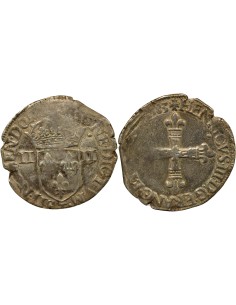 Henri III Henri III - 1/4 Ecu Argent - 1583 T Nantes 1/4 écu Argent 1583 T Nantes
