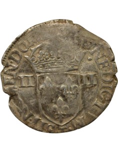 Henri III Henri III - 1/4 Ecu Argent - 1583 T Nantes 1/4 écu Argent 1583 T Nantes 2