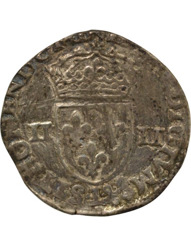 Henri III Henri III - 1/4 Ecu Argent - 1589 L Bayonne 1/4 écu Argent 1589 L Bayonne