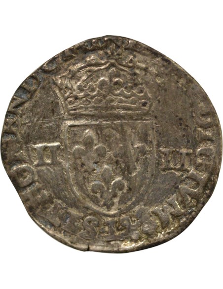 Henri III Henri III - 1/4 Ecu Argent - 1589 L Bayonne 1/4 écu Argent 1589 L Bayonne