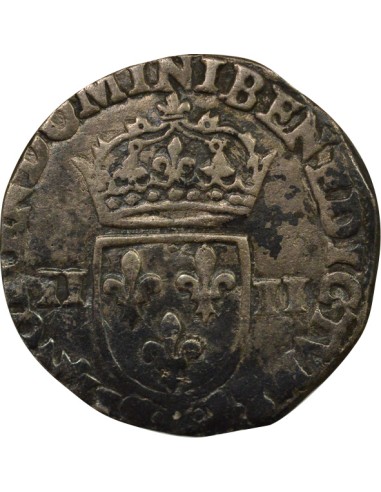 Henri III Henri III - 1/4 Ecu Argent - 1583 L Bayonne 1/4 écu Argent 1583 L Bayonne