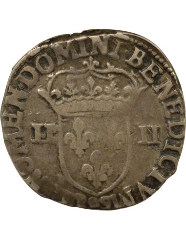 au nom de Charles X - 1596 99 Dinan 1/4 écu Argent 1596 Dinan