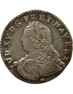Louis XV au Buste Habillé 1/10 écu Argent 1730 D Lyon 2