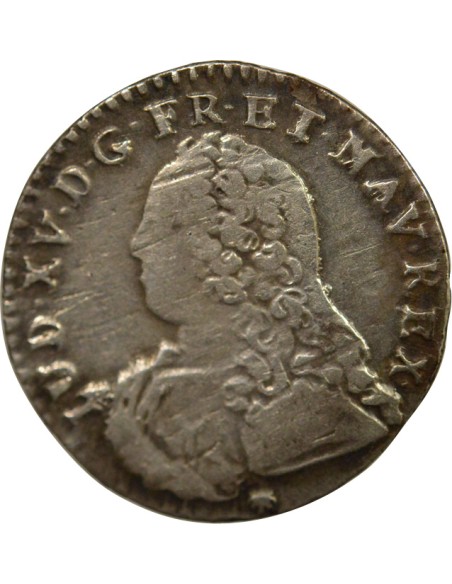 Louis XV au Buste Habillé 1/10 écu Argent 1730 D Lyon