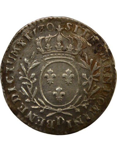 Louis XV au Buste Habillé 1/10 écu Argent 1730 D Lyon