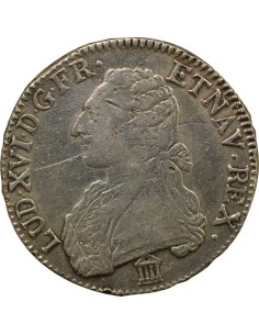 Louis XVI au Buste Habillé 1 écu Argent 1783 K Bordeaux 2